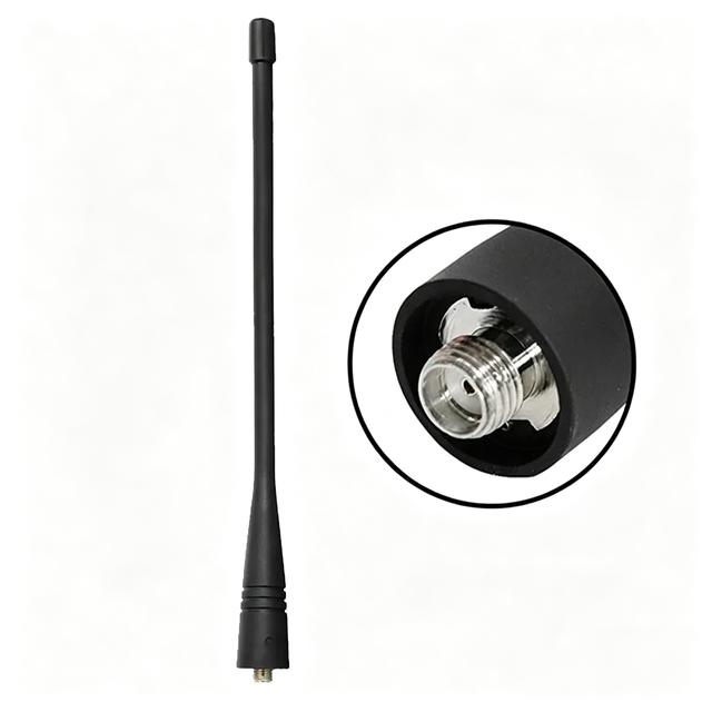 KRA-15 High Gain UHF Antenna Made in China Compatible with TK-3107 TK-360G TK-370 TK-3101 TK-3140 Etc. 3km-5km Range