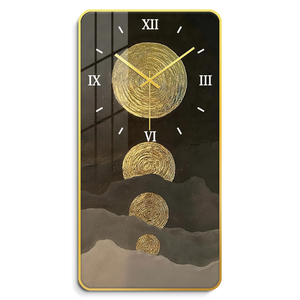 Pintura de porcelana de cristal de lujo moderna, decoración de <span class=keywords><strong>entrada</strong></span> de puesta de sol abstracta, impresión Digital, retrato al óleo, lienzo enmarcado - Product Image 2