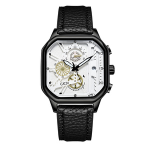 Nouvelle montre pour hommes cadran carré montre à quartz au design discret mais élégant - Product Image 6
