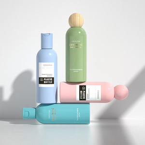 Tùy Chỉnh Màu Hồng Chai Dầu Gội Đầu <span class=keywords><strong>200Ml</strong></span> Với Hình Cầu Cap Bao Bì Mỹ Phẩm Rỗng Trên Khuôn Mặt Mực Hari Huyết Thanh Chai - Product Image 4