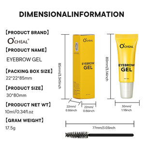 Gel Fijador de Cejas Transparente de Larga Duración, Gel para Estilizar Cejas Natural, Resistente al Agua, 10 ml, Gel para Laminación de Cejas - Product Image 6