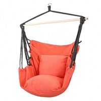 Fauteuil hamac pliant portable et ultraléger 100*130 cm pour l'intérieur et l'extérieur, idéal pour la détente