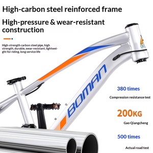 <span class=keywords><strong>Bicicleta</strong></span> de <span class=keywords><strong>Montaña</strong></span> con <span class=keywords><strong>Doble</strong></span> Freno de Disco, Suspensión Delantera con Absorción de Impactos, 21-24 Velocidades, Unisex, 18'', 20'', 22'' - Product Image 2