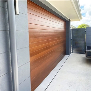 Flash bán cửa nhà để xe chất lượng tốt 9x7 nhôm cửa nhà để xe với cửa sổ cho ngôi nhà biệt thự - Product Image 3