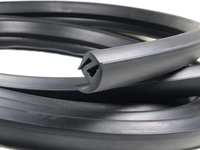 Joint d'étanchéité en caoutchouc EPDM en forme de U, anti-vibration, couleur personnalisée, pour cadre de porte de voiture, Xinhong XHQC-EPDM