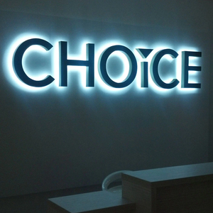 Biển chữ acrylic cắt laser bán buôn nhà máy, làm logo công ty, biển lễ tân, biển quảng cáo salon, biển kim loại backlit cho doanh nghiệp - Product Image 2