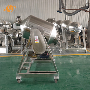 Máy trộn bột nhỏ 25kg 30kg 50kg 100kg thép không gỉ trống khô bột trộn máy cho gia vị ớt bột - Product Image 2