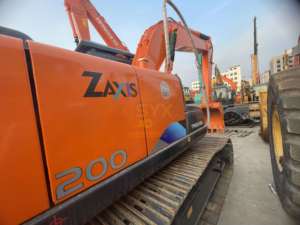 Mạnh mẽ được sử dụng Hitachi zx200 20 tấn trọng lượng hoạt động 125kw điện cho xây dựng khai thác mỏ sử dụng máy xúc khoan - Product Image 3