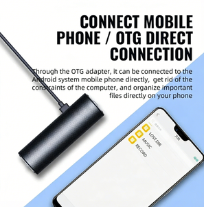 Grabadora <span class=keywords><strong>de</strong></span> Voz Digital QZT WAV con Activación por Voz, Mini Grabadora <span class=keywords><strong>de</strong></span> Voz <span class=keywords><strong>de</strong></span> 16 GB - Product Image 3