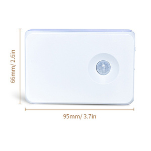 ไฟกลางคืนแบบชาร์จซ้ำได้พร้อมเซ็นเซอร์ตรวจจับความเคลื่อนไหว เปลี่ยนสีได้ RGB ไฟ LED ติดผนังแบบแม่เหล็กสำหรับบันได ตู้เสื้อผ้า ทางเดิน และห้องเก็บของ - Product Image 6