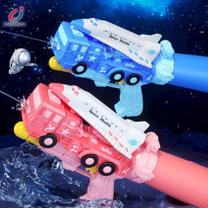Pistola de agua inflable Chengji, juguete para niños, piscina de verano, juego de disparos, pistola de agua de chorro de aire con tema militar/Espacial de mano - Product Image 3