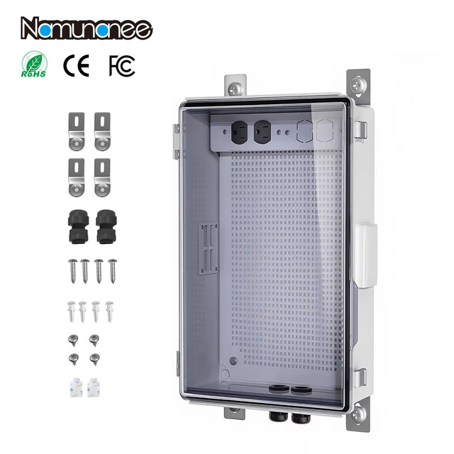 IP67 IP55 Waterproof ABS Power Junction Box, Battery Box, Electronic Equipment Enclosure for Outdoor Wiring Protection