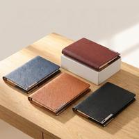Carnet de notes personnalisé en cuir PU A5 avec logo personnalisé, rechargeable, journal personnel