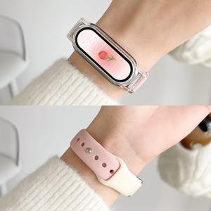 <span class=keywords><strong>Bracelet</strong></span> en Silicone souple Forwelleny étui transparent <span class=keywords><strong>Bracelet</strong></span> de Sport pour Xiaomi <span class=keywords><strong>Mi</strong></span> <span class=keywords><strong>Band</strong></span> 10 9 8 7 6 5 <span class=keywords><strong>4</strong></span> 3 NFC Correa <span class=keywords><strong>Bracelet</strong></span> de remplacement - Product Image 2