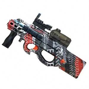 Pistola de Hidrogel M249 de Alta Resistencia, Construcción Robusta para Juegos de Supervivencia al Aire Libre, Pistola de Juguete para Adultos y Niños - Product Image 1