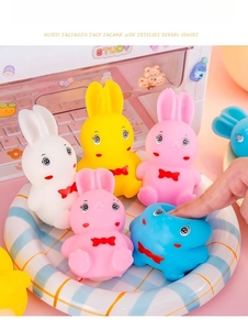 Jouet musical anti-stress Jincan Lapin Mignon à presser pour garçons et filles de 5 à 7 ans – Cadeau amusant - Product Image 6
