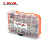SUBORUI 227 pièces ponçage perçage polissage sculpture polissage puissance Mini accessoires rotatifs sans fil Kit d'outils pour bijoux