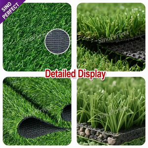 Gazon artificiel vert sur mesure pour extérieur, tapis synthétique en rouleau pour mariage, événement, fête, décoration paysagère, pelouse. - Product Image 4