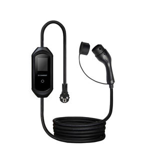 เครื่องชาร์จรถยนต์ไฟฟ้าแบบพกพา 7kW 32A หน้าจอขนาดใหญ่ ปลั๊ก EU กันน้ำ IP65 ปรับกระแสไฟได้ - Product Image 6