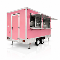 Fabrication sur mesure de food trucks, chariot à café extérieur, camionnette à nourriture chinoise, friteuse pas chère, remorque de restauration rapide