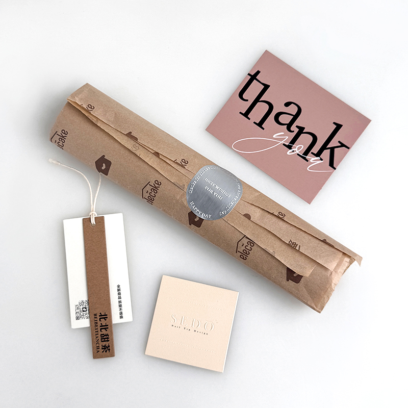 Custom Printed Eco-Friendly Kraft Paper Rolls - Bulk Wholesale for Shipping & Product Packaging