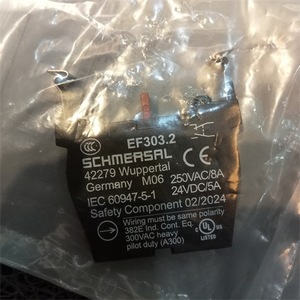 Schmersal EFK103.1G <b>Push</b> <b>Button</b> Contact Module <b>Switch</b> Screw Terminal IP22 Industrial Spare Part Mechanical Application - Product Image 2