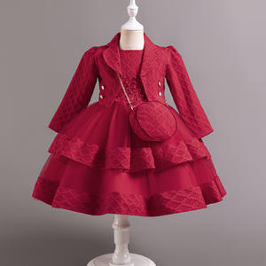 MQATZ Commerce Extérieur Nouvel Ensemble Trois Pièces <span class=keywords><strong>Robe</strong></span> de Princesse pour Enfants <span class=keywords><strong>Robe</strong></span> de Soirée pour Fille Anniversaire Défilé 12009 - Product Image 6