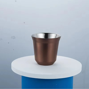 <span class=keywords><strong>Tasse</strong></span> <span class=keywords><strong>à</strong></span> <span class=keywords><strong>Café</strong></span> Isotherme <span class=keywords><strong>Nespresso</strong></span> en Acier Inoxydable <span class=keywords><strong>Double</strong></span> <span class=keywords><strong>Paroi</strong></span> 80 ml, Jolie Forme Capsule, <span class=keywords><strong>Tasse</strong></span> Thermo pour Expresso - Product Image 4