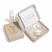 Boîte cadeau cosmétique personnalisée avec logo recyclé, coffret cadeau de luxe pour soins de la peau et parfums, emballage en carton ondulé, boîtes d'expédition