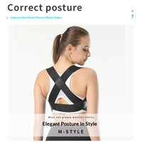 Ceinture Correctrice de Posture Invisible Unisexe pour Épaules et Dos, Soutien Lombaire pour Adultes, Anti-Bosses, Écologique, Fitness