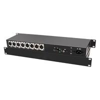 20KM'ye Kadar SC FC Port 1/2/4/8/16 Kanal XLR Ses Fiber Optik Uzatıcı Dengeli Ses Fiber Optik Üzerinden Verici Alıcı