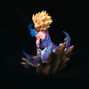 Figuras de acción de <span class=keywords><strong>resina</strong></span> de PVC personalizadas, juguetes de alta calidad, Super Saiyan, escenas de lucha, figuras de anime de postura de pie, Son <span class=keywords><strong>Gohan</strong></span> DBZ - Product Image 5
