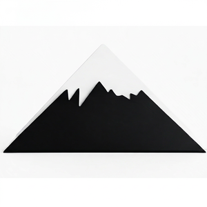 Creative <b>Mountain</b> View Napkin Holder Artistic Triangle Tissue Stand For Dining Table Office And Cafe Decoration - Product Image 1
