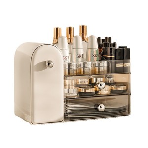 Cosmetic Storage Box Desktop Acrylic With Drawers Makeup Organizer Dustproof Shelf Dressing <b>Table</b> High <b>End</b> Storage - Product Image 5