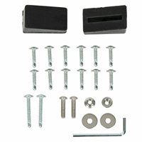 Pour voiture universelle BMW, spoiler avant noir, kit carrosserie, diffuseur