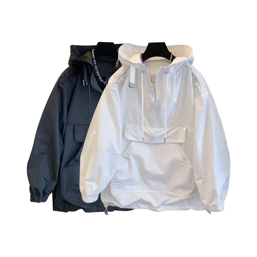 AI-MICH Wholesale Custom Embroidery Logo Waterproof Zipper Softshell Jacket Casacos de poliéster Blusão para homens