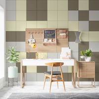 Panneau décoratif modulaire pour bureau, home cinéma, salle d'enregistrement, salle de conférence et studio – Autocollants muraux en feutre