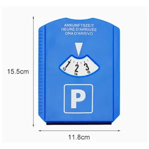 Plastic icescraper and auto parking timer car parking disk