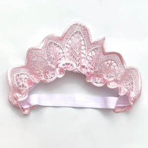 Nouvelle conception, ensemble jupe tutu en tulle rose pour bébé fille avec bandeau princesse - Product Image 2