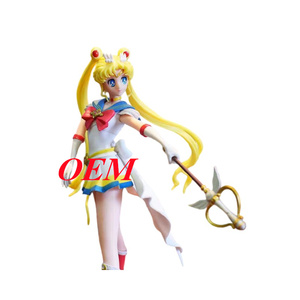 Unisex PVC vinile personalizzato marinaio luna Figure <span class=keywords><strong>Anime</strong></span> ragazza e ragazzo Figure per la decorazione del modello - Product Image 1