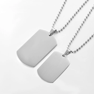Ewang Factory Wholesale Stainless Steel <strong>Blank</strong> Dog Tag Personalized <strong>Pets</strong> Tags Oval Pendant - Product Image 5