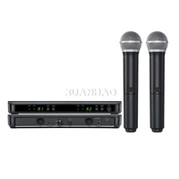 Microphone dynamique sans fil professionnel portable UHF BLX288 Beta58 S58 pour le chant karaoké avec un son clair