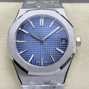 Reloj Mecánico de Buceo de Lujo, Super Calidad, Resistente al Agua, 41 mm, Fábrica DDF, Movimiento 4302, 15510, Peso 178 g, Color Azul Hielo - Product Image 1