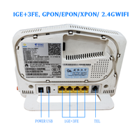 Modem ONU Echolife HG8145C d'occasion pour routeur Wi-Fi avec support FTTH, garantie 1 an, certifié CE/FCC