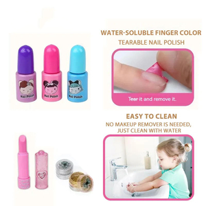 Ewest irirls reretend lay uitcase lay osmético ther Oy rrincess iift Set uitcase Cosmético keakeup it - Product Image 5