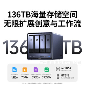 Ugreen Private Cloud DXP4800 Pro หน่วยความจำ 16GB ระบบจัดเก็บข้อมูลเครือข่าย NAS แบบสี่ช่องใส่ฮาร์ดดิสก์ เซิร์ฟเวอร์ AI สำหรับบ้าน - Product Image 1