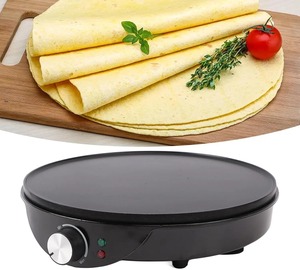 Machine à crêpes électrique de 12 pouces, machine à crêpes, crêpes, roti, machine à crêpes multifonctionnelle, plaque chauffante électrique et bâtonnet + pelle - Product Image 3
