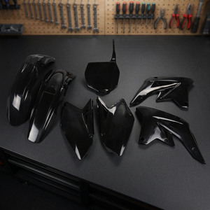 Kit di plastica nera per Suzuki RMZ 250 accessori per motocicli 2009 2007 - Product Image 3