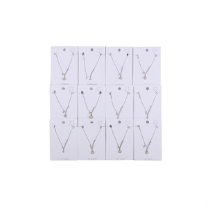 Juego de Collar con Colgante de Perlas de Acero Inoxidable Angelina, 12 Piezas, Joyería de Moda Unisex, Regalo, Amuleto de Estrella de Moda, China 46321 - Product Image 1