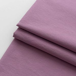 40S Plain Weave Solid Washed Cotton Crepe Fabric Soft Cotton Cloth For Shirts Kids Garments Home Textile Apparel <b>Material</b> - Product Image 5